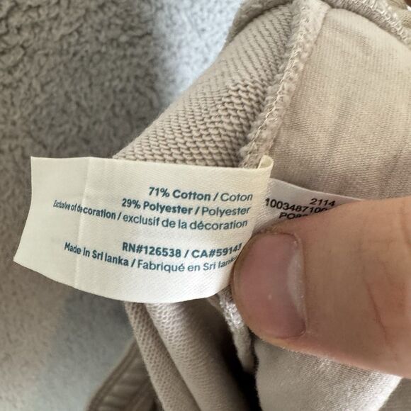 S Tommy John Pants Mens L Beige Lounge Jogger Pockets French Terry Drawstring - Picture 10 of 11